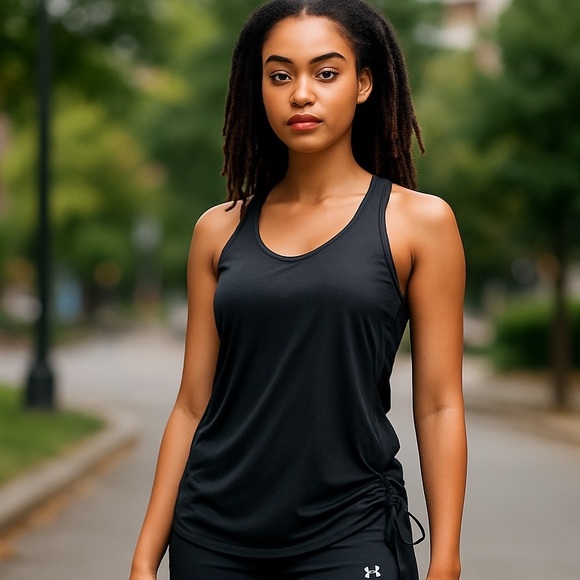 Under Armour Tops - Under Armour Black Athletic Set